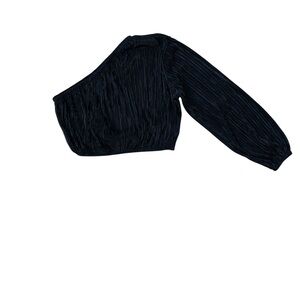 Express Black One-Shoulder Blouse